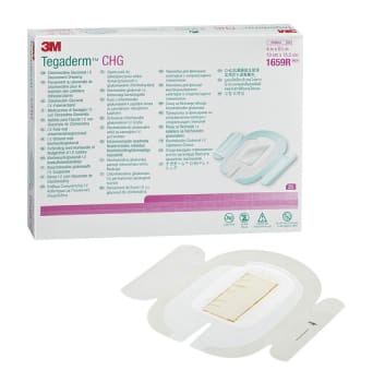 3M Tegaderm CHG IV -suojasidos 1659R, 10 cm x 15,5 cm
