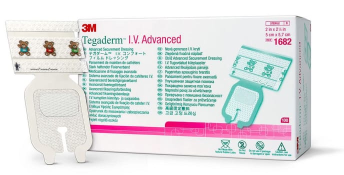 3M Tegaderm I.V. Advanced ‑suojasidos 1682, 5 cm x 5,7 cm