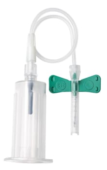 Promisemed Verisafe turvasiipineula luer-adapteri+ohjain 21G neula x 30 cm letku