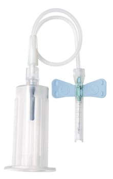 Promisemed Verisafe turvasiipineula luer-adapteri+ohjain 23G neula x 18 cm letku