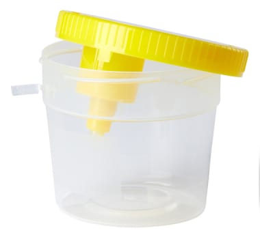 Virtsanäytepurkki siirtoadapterilla 60 ml