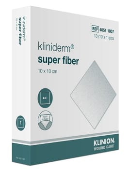 Kliniderm super fiber 10 x 10 cm