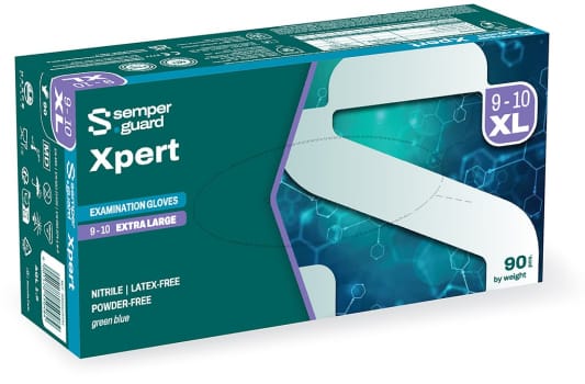 Semperguard Xpert nitriilikäsine XL/9.0 puuteriton