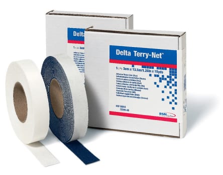 Delta Terry-Net Fleece Liner reunapehmuste 3 cm x 13,5 m musta