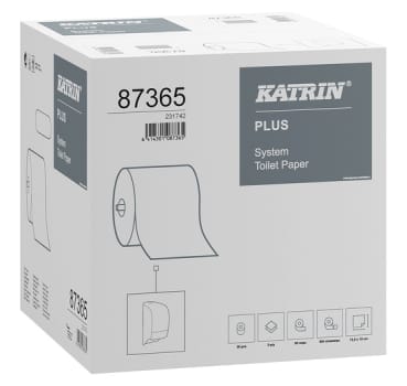 Katrin Plus System WC-paperi valkoinen