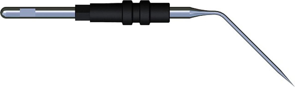 Erbe monopolaari neulaelektrodi taivutettu Ø 0.8 x 20 mm x 35 mm