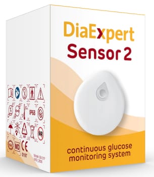 DiaExpert 2 jatkuva glukoosinseuranta (CGM) -sensori