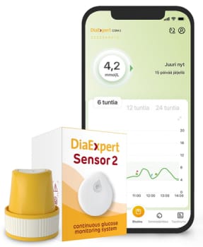 DiaExpert 2 jatkuva glukoosinseuranta (CGM) -sensori