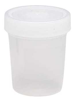 Kaltek mittanäytepurkki 150 ml PP kierrekorkilla ja kirjoitusalue