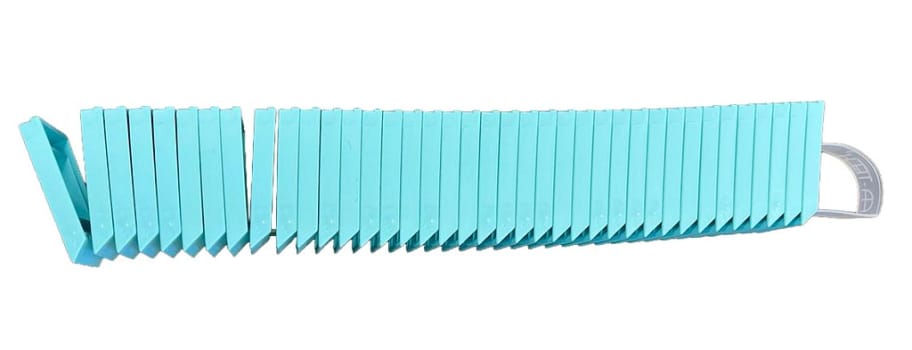 Laservalmis kudoskasetti pinottu keltainen