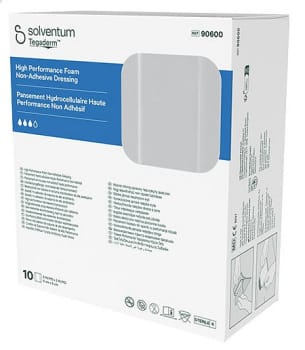 Solventum Tegaderm Foam vaahtolevysidos 10 cm x 10 cm