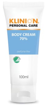 Klinion Body Cream vartalovoide 70% 200 ml