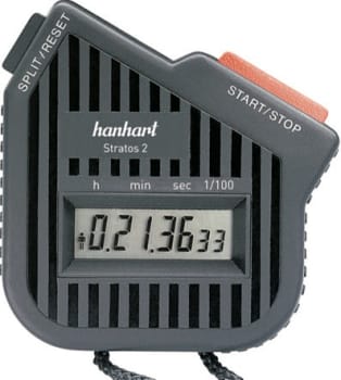 Hanhart Stratos 2.205.1 -sekuntikello digitaalinen