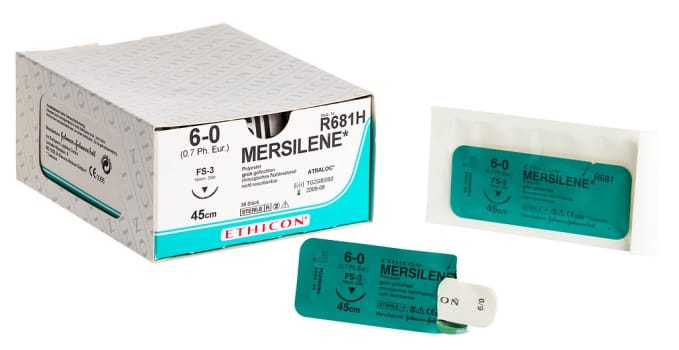 Mersilene 0 CT-1 Plus 75 cm vihreä R424H