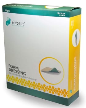 Sorbact Foam vaahtosidos 15 x 15 cm