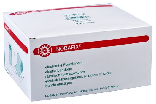 Nobafix elastinen harsosiderulla kääreetön 4 cm x 4 m