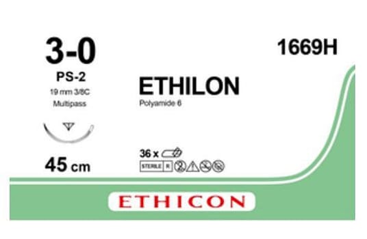 Ethilon 3-0 PS-2 MP 45 cm 1669H