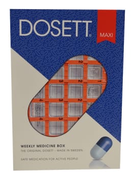 Dosetti Maxi suomenkielinen pun 205 x 133 x 38 mm