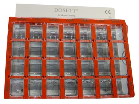 Dosetti Medi ruotsinkielinen pun 155 x 102 x 25 mm