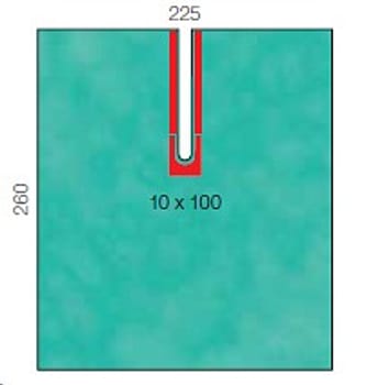 Raucodrape PRO halkioliina 2-krs 225 x 260 cm