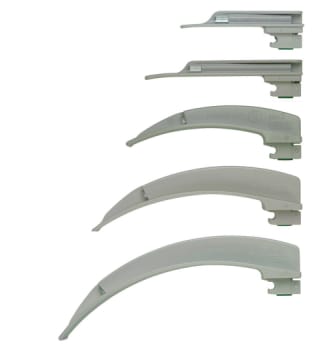HEINE XP Macintosh No 1 laryngoskoopin kk-lastain 90 x 9 mm
