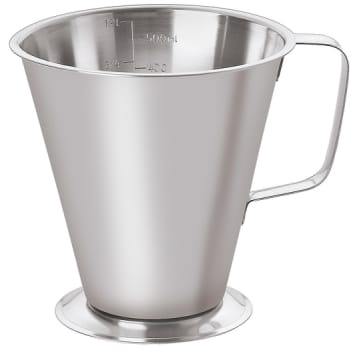 Medicon teräksinen mittakannu asteikolla, 1,0 l