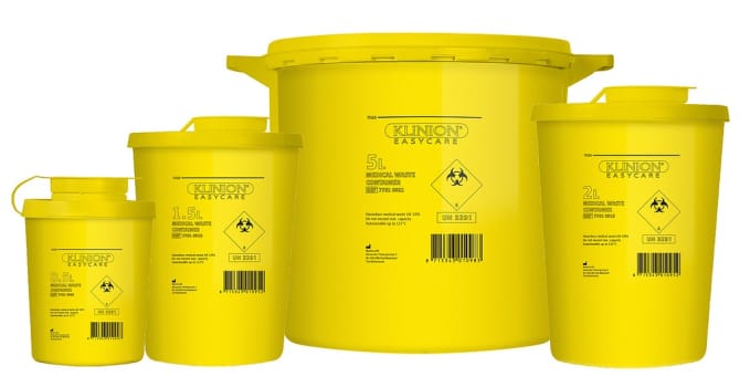 Klinion EasyC riskijätesäiliö 21 l