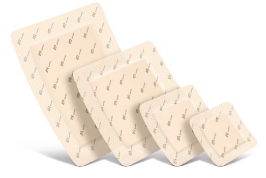 Suprasorb P sensitive border polyuretaanivaahtosidos 12,5 x 12,5 cm
