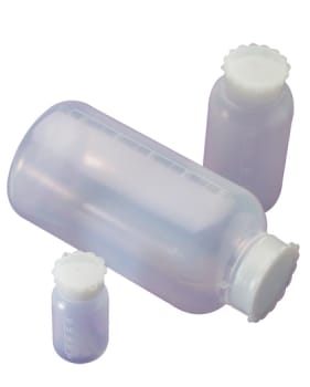 Säilöpullo 100 ml LDPE leveä 46x93mm, suun Ø 24mm
