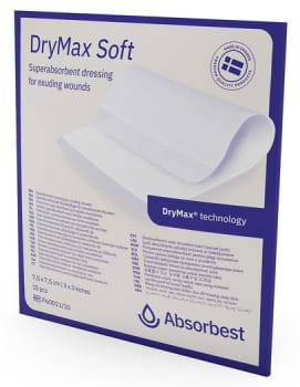 DryMax Extra haavatyyny 7,5 x 7,5 cm steriili