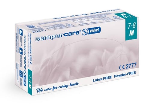 Sempercare Velvet tutkimuskäsine nitriili 24 cm XL