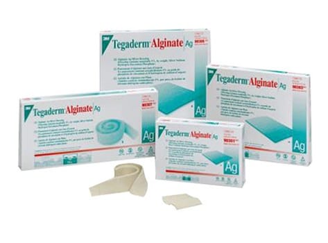 Tegaderm Alginate Ag hopeasidos 5 x 5 cm