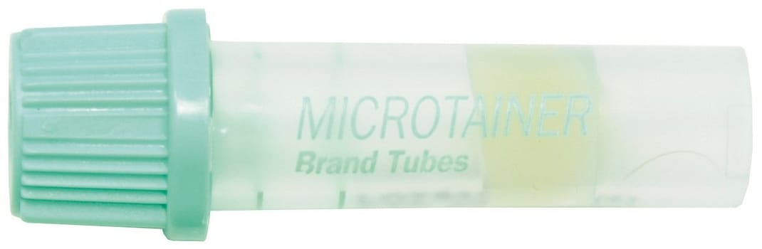 BD Microtainer kapill.verin.ptk li-hepariini,geeli