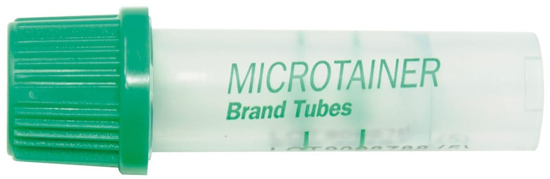BD Microtainer kapill.verin.ptk li-hepariini