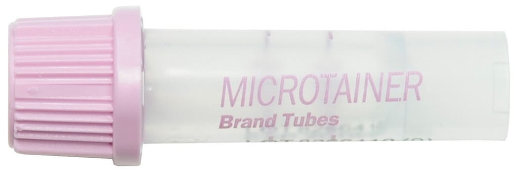 BD Microtainer kapill.verin.ptk EDTA, hematologia