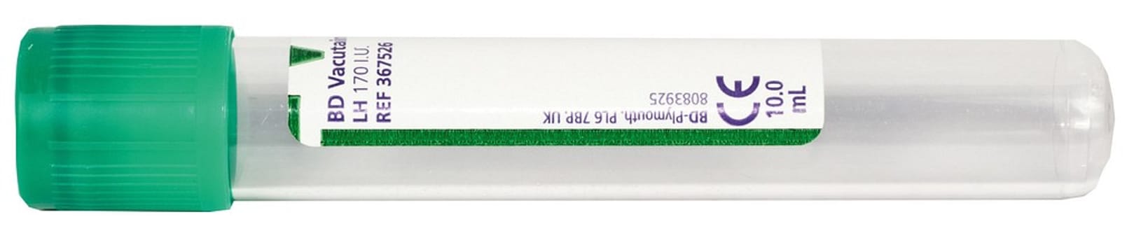 BD Vacutainer plasmaputki 10/10 ml Li-Hepariini