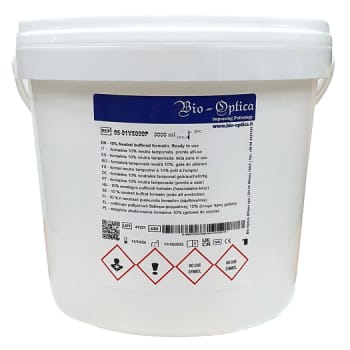 Formaliini 10 % pH 7,2 4 x 3000 ml, näyteastia 5000 ml