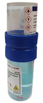 Klessidra 2.0 Blue -turvapurkki formaliinilla 30 ml/ 55 ml
