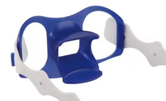 Bite Block, W rubber strap