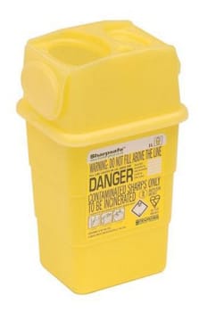 Sharpsafe riskijäteastia 1 l