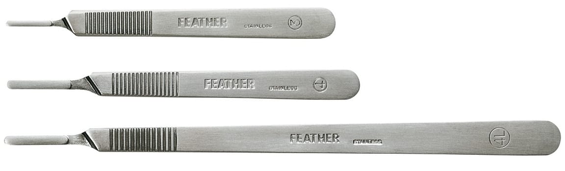 Feather -leikkausveitsen varsi MK Nro 3