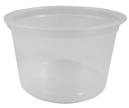 Huhtamäki näytepurkki Ø 75 mm, 100 ml kirkas PP
