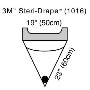 Steri-Drape huuhtelupussi 50 cm x 60 cm steriili