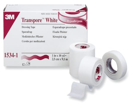 Transpore kirurginen teippi 12,5 mm x 9,14 m