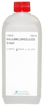 Kaliumkloridiliuos 3,0 mol/l 500 ml