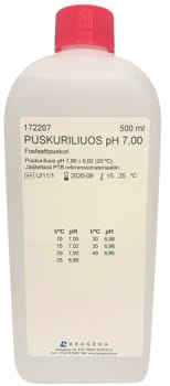 Puskuriliuos pH 7,00 500 ml