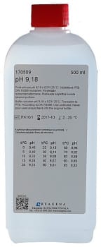 Kalibrointipuskuri pH 9,18 +/-0,01/25 °C 500 ml