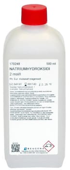 Natriumhydroksidiliuos 2,0 mol/l 500 ml