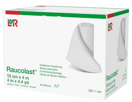 Raucolast elastinen harsoside kääreetön 10 cm x 4 m