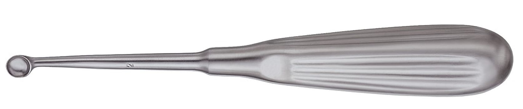 Medicon Bruns kauha pyöreä F2 8 mm 17 cm